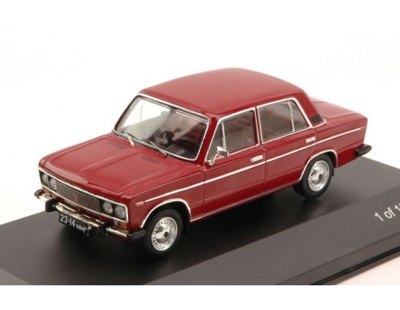White Box WB213 LADA VAZ 2106 1984 DARK RED 1:43 Modellino