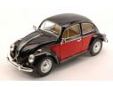Hot Wheels KT7002WBKR VW CLASSIC BEETLE 1967 BLACK W/RED DOOR 1:24 Modellino