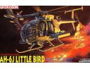 Dragon D3527 ELICOTTERO AH-6J LITTLE BIRD NIGHTSTALKERS KIT 1:35 Modellino