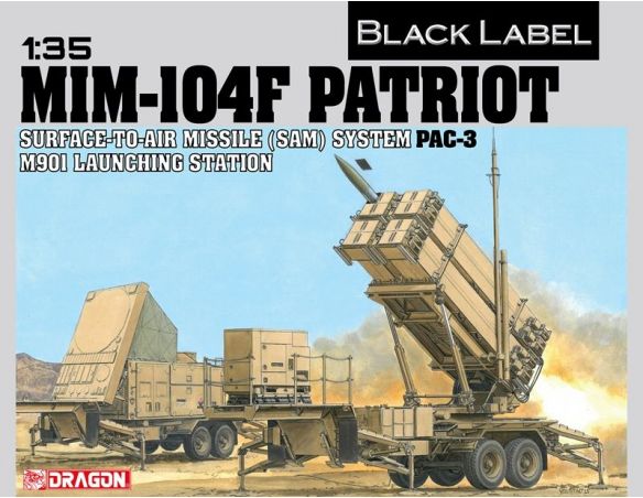 Dragon D3563 MIM-104B PATRIOT (SAM) SYSTEM PAC-3 KIT 1:35 Modellino