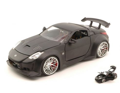 Jada JADA96810-2 NISSAN 350Z (Z33) 2003 MATT BLACK 1:24 Modellino