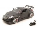 Jada JADA96810-2 NISSAN 350Z (Z33) 2003 MATT BLACK 1:24 Modellino