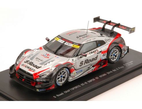 Ebbro EB45399 NISSAN GT-R N.46 7th SUPER GT500 FUJI 2015 S.MOTOYAMA-K.CHIYO 1:43 Modellino