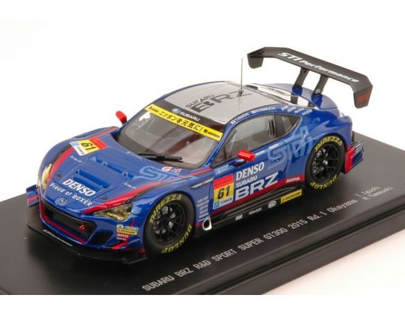 Ebbro EB45294 SUBARU BRZ N.61 17th SUPER GT300 OKAYAMA 2015 T.IGUCHI-H.YAMAUCHI 1:43 Modellino