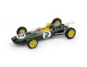 Brumm BM0331BCH LOTUS 25 T.TAYLOR 1963 N.2 RET.BELGIO GP + PILOTA 1:43 Modellino