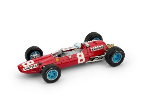 Brumm BM0298CH FERRARI 512 F1 J.SURTEES 1965 N.8 RET.ITALIA GP + PILOTA 1:43 Modellino