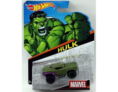 Hot Wheels HWBDM71 VEICOLO PERSONAGGIO MARVEL HULK 1:64 Modellino