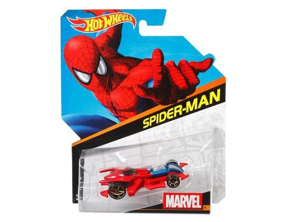 Hot Wheels HWBDM71 VEICOLO PERSONAGGIO MARVEL SPIDER-MAN 1:64 Modellino