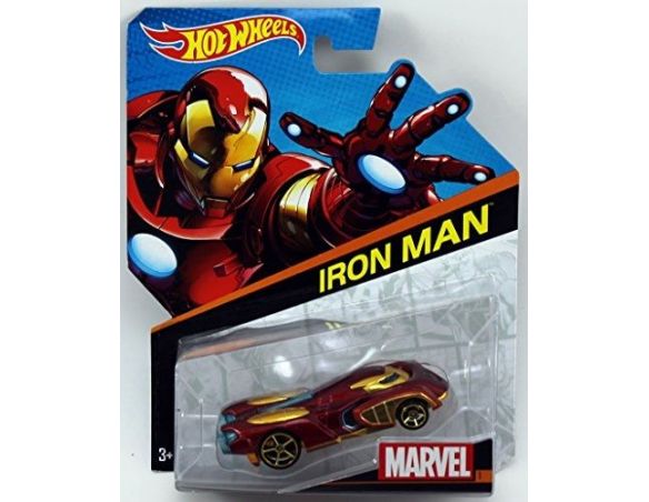 Hot Wheels HWBDM71 VEICOLO PERSONAGGIO MARVEL IRON MAN 1:64 Modellino