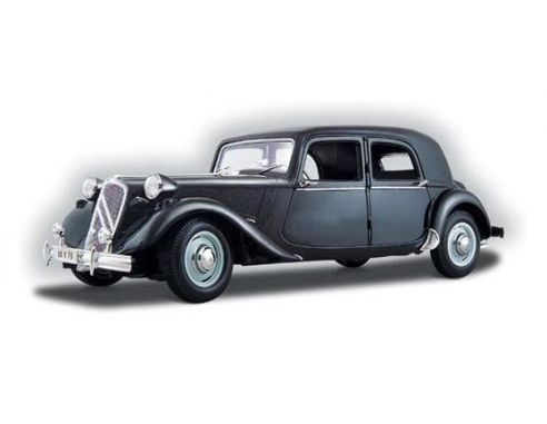 Maisto MI31821 CITROEN 15 CV 1952 BLACK 1:18 Modellino