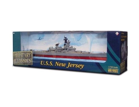 Alpha International 09002 USS NEWJERSEY NAVAL WAR VESSEL 1/700 Modellino
