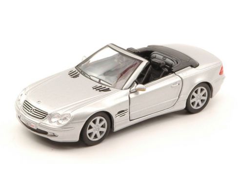 Schuco SH27264 MERCEDES SL 500 SPIDER 2003 SILVER 1:43 Modellino