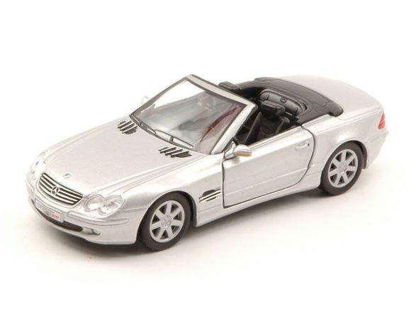 Schuco SH27264 MERCEDES SL 500 SPIDER 2003 SILVER 1:43 Modellino