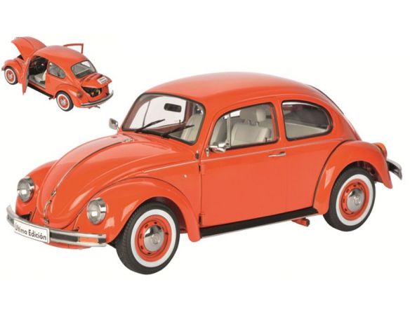 Schuco SH0292 VW BEETLE 1600 i 2003 ULTIMA EDICION SNAP ORANGE 1:18 Modellino