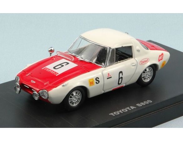 Kyosho KY3092B TOYOTA SPORTS 800 1967 N.6 WHITE/RED 1:43 Modellino