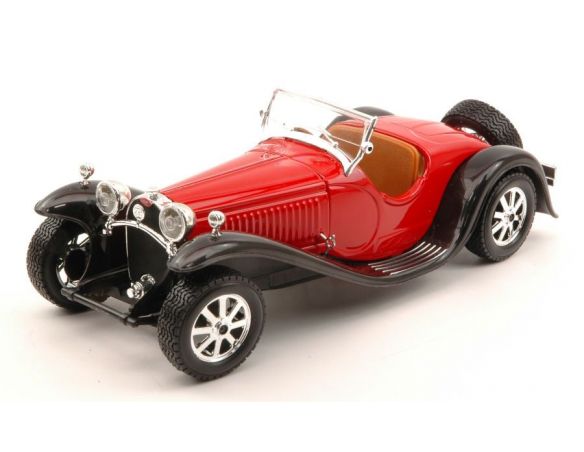 Bburago BU22027R BUGATTI TYPE 55 1932 RED/BLACK 1:24 Modellino
