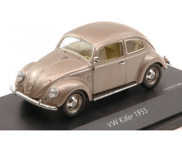Schuco 3362 VW BEETLE 1955 BRONZE METAL 1/43 Modellino