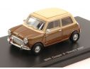 Schuco SH8985 MINI COOPER S 1967 STEVE MC QUEEN PERSONAL CAR BROWN/CREAM 1:43 Modellino