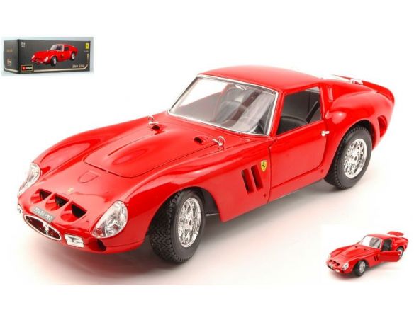 Bburago BU16602 FERRARI 250 GTO 1962 RED ORIGINAL 1:18 Modellino