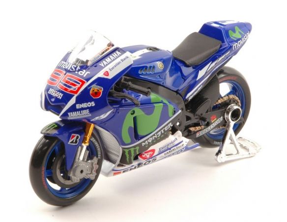 Maisto MI34590J YAMAHA YZR-M1 JORGE LORENZO 2015 N.99 WORLD CHAMPION 1:18 Modellino