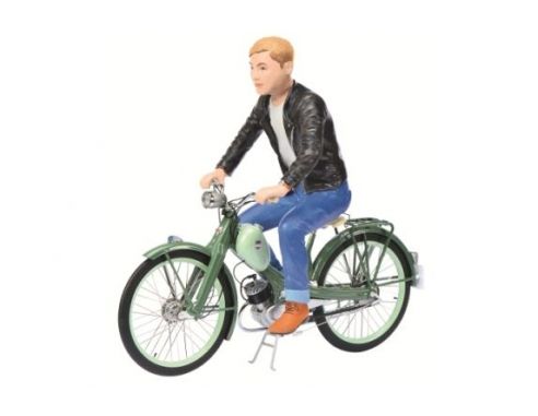 Schuco SH6628 NSU QUICKLY WITH FIGURE 1:10 Modellino