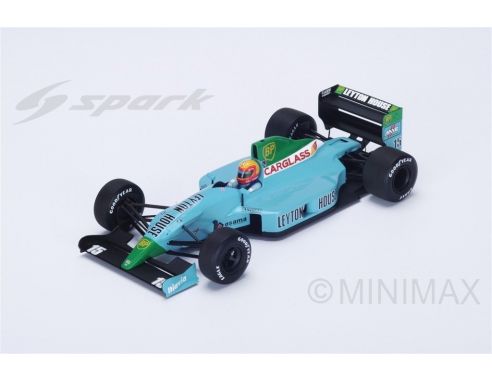 Spark Model S18226 MARCH LEYTON HOUSE CG901 M.GUGELMIN 1990 N.15 RETIRED FRENCH GP 1:18 Modellino