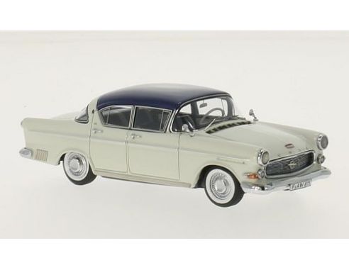 Neo Scale Models NEO43943 OPEL KAPITAN P 2.5 LIGHT GREY/BLUE 1:43 Modellino