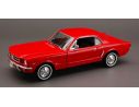 Welly WE2451R FORD MUSTANG COUPE' 1964 RED 1:24 Modellino