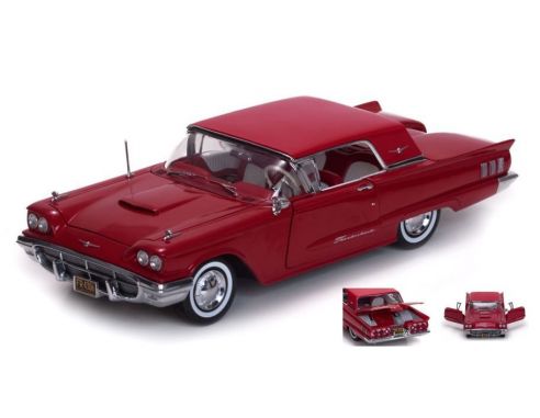 SunStar SS4306 FORD THUNDERBIRD HARD TOP 1960 RED 1:18 Modellino