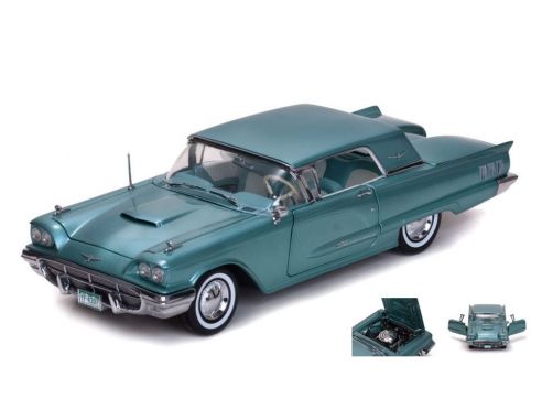 SunStar SS4307 FORD THUNDERBIRD HARD TOP 1960 METALLIC BLUE AVIO  1:18 Modellino