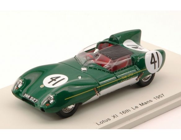 Spark Model S4401 LOTUS XI N.41 16th LM 1957 A.HECHARD-R.MASSON 1:43 Modellino
