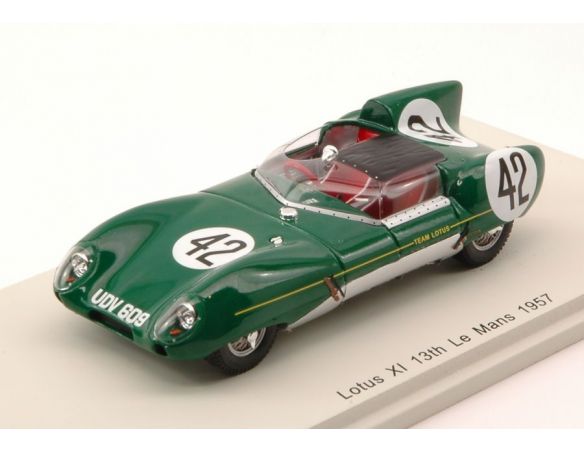 Spark Model S4400 LOTUS XI N.42 13th LM 1957 R.WALSHAW-J.DALTON 1:43 Modellino