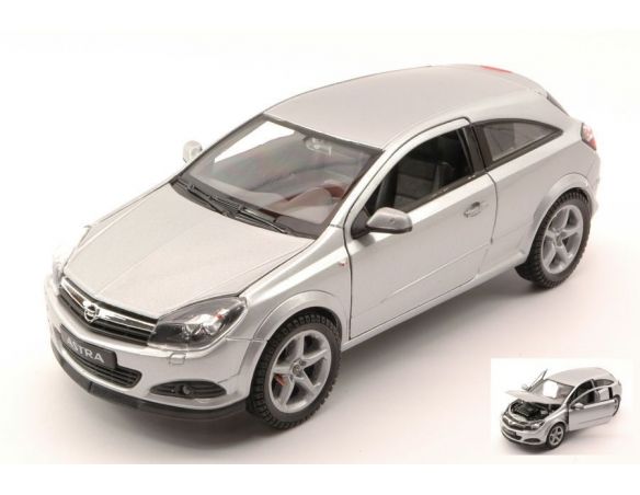 Welly WE2469S OPEL ASTRA GTC 2005 SILVER 1:24 Modellino