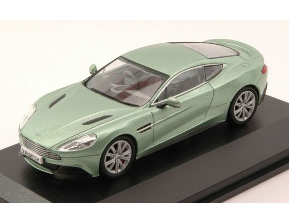 Oxford OXFAMV001 ASTON MARTIN VANQUISH COUPE' 2001 METALLIC GREEN 1:43 Modellino