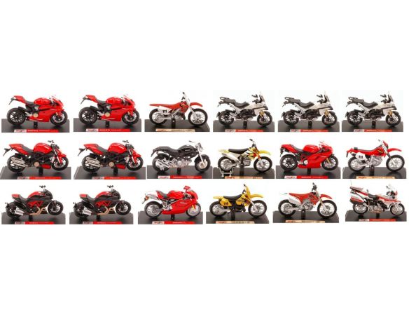 Maisto MI34007S MOTO MAISTO ASSORTIMENTO S 1:18 Pz.18 Moto