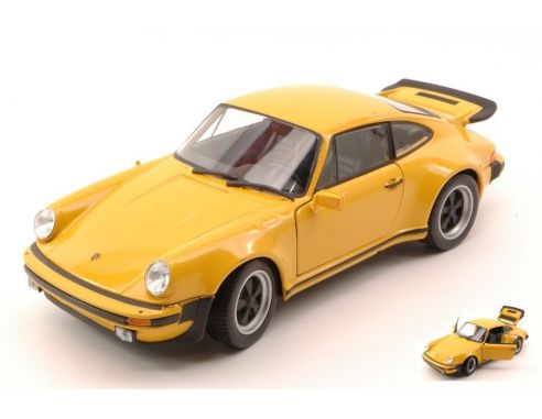 Welly WE4043Y PORSCHE 911 TURBO 3.0 1974 YELLOW 1:24 Modellino