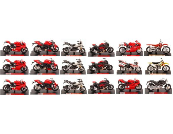Maisto MI34007T MOTO MAISTO ASSORTIMENTO T 1:18 Pz.18 Modellino