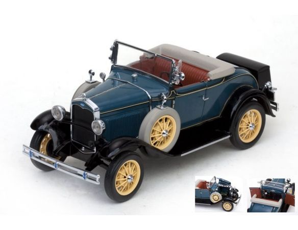 SunStar SS6121 FORD MODEL A ROADSTER 1931 BLUE 1:18 Modellino