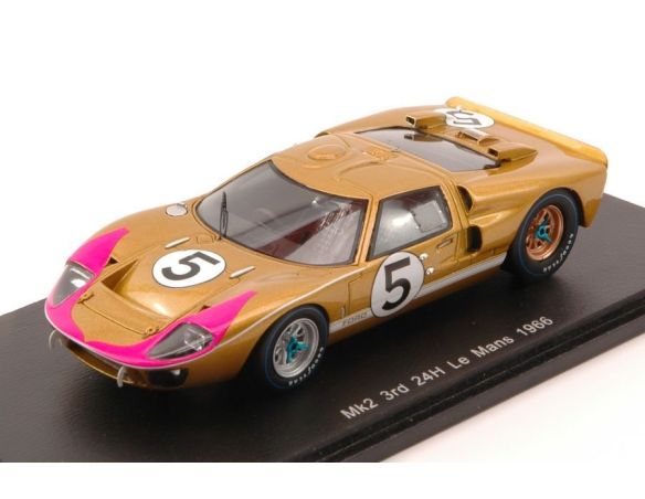 Spark Model S4076 FORD MK2 N.5 3rd LM 1966  R.BUCKNUM-D.HUTCHERSON 1:43 Modellino