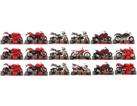 Maisto MI34007V MOTO MAISTO ASSORTIMENTO V 1:18 Pz.18 Modellino