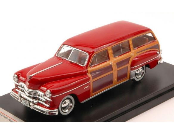 Protar PRXD563 DODGE CORONET WOODY WAGON DARK 1949 RED 1:43 Modellino
