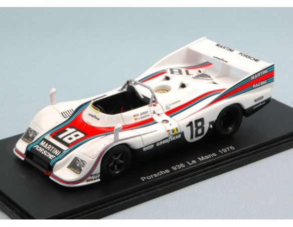 Spark Model S4169 PORSCHE 936 N.18 RETIRED LM 1976  R.JOEST-J.BARTH 1:43 Modellino