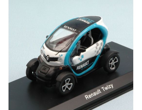 Spark Model SDC003 RENAULT TWIZY 2015 WHITE/LIGHT BLUE 1:43 Modellino