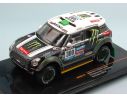 Ixo model RAM577 MINI ALL 4 PISTA N.300 2nd DAKAR 2014 S.PETERHANSEL-J.P.COTTRET 1:43 Modellino