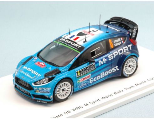Spark Model S4967 FORD FIESTA N.6 ACCIDENT MONTE CARLO 2016 E.CAMILLI-N.KLINGER 1:43 Modellino