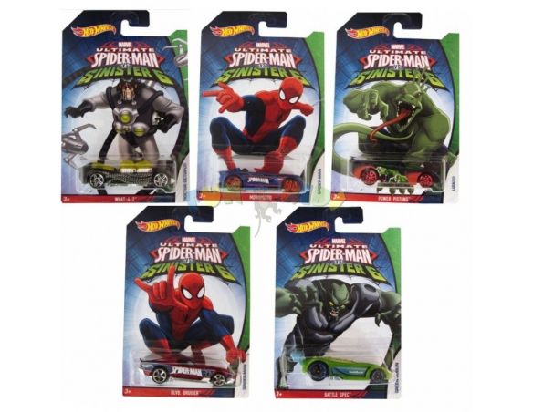 Hot Wheels HWCMJ79 AUTO SPIDERMAN ASS.1:64 pz.12 Modellino