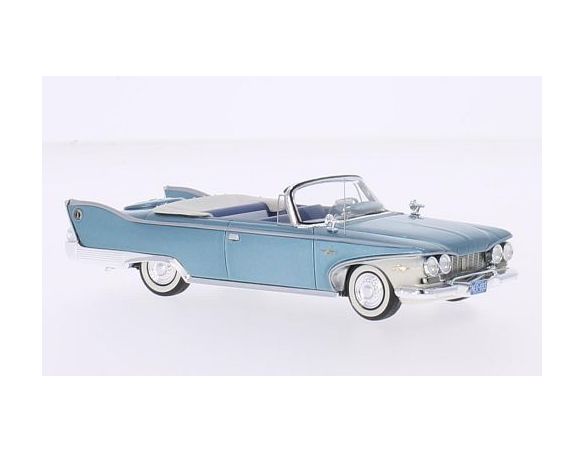 Neo Scale Models NEO44693 PLYMOUTH FURY CONVERTIBLE 1960 TURQUOISE MET./WHITE 1:43 Modellino