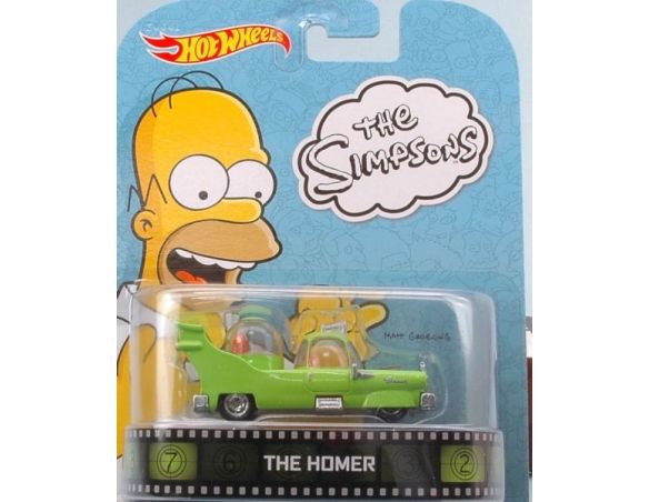 Hot Wheels HWBDV00 THE HOMER THE SIMPSON 1:64 Modellino