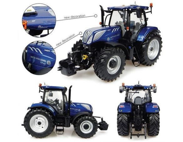 Universal Hobbies UH4976 NEW HOLLAND T7.225 BLUE POWER 2016 1:32 Modellino