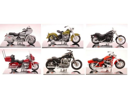 Maisto MI34360A H.DAVIDSON 6 ASSORTITE Pz.12 Moto
